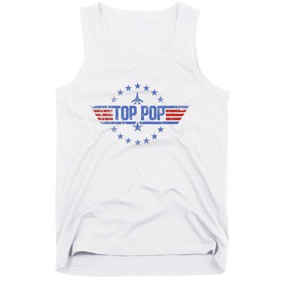 4th Of July Funny Family Patriotic Top Pop Fathers Day Tank Top