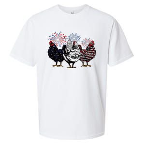 4th Of July Chicken Fourth Of July Patriotic Mom Sueded Cloud Jersey T-Shirt