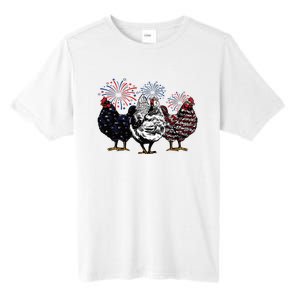 4th Of July Chicken Fourth Of July Patriotic Mom Tall Fusion ChromaSoft Performance T-Shirt