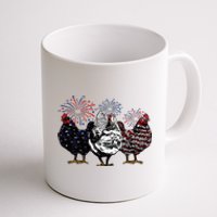 4th Of July Chicken Fourth Of July Patriotic Mom Coffee Mug