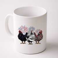 4th Of July Chicken Fourth Of July Patriotic Mom Coffee Mug