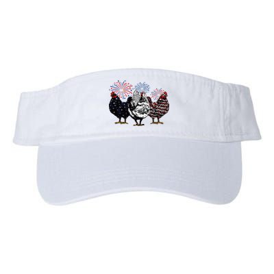 4th Of July Chicken Fourth Of July Patriotic Mom Visor