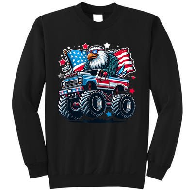 4th Of July American Flag Eagle Usa Sweatshirt