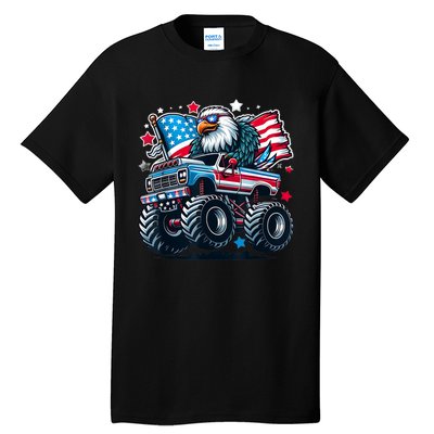 4th Of July American Flag Eagle Usa Tall T-Shirt