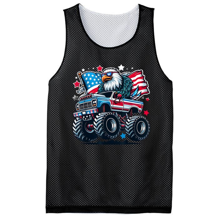 4th Of July American Flag Eagle Usa Mesh Reversible Basketball Jersey Tank