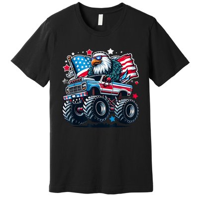 4th Of July American Flag Eagle Usa Premium T-Shirt