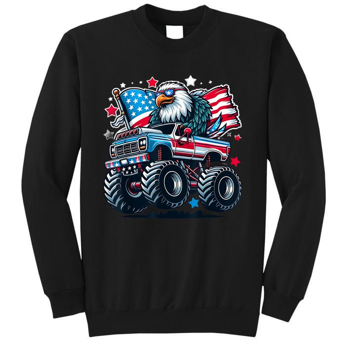 4th Of July American Flag Eagle Usa Tall Sweatshirt