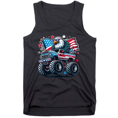 4th Of July American Flag Eagle Usa Tank Top