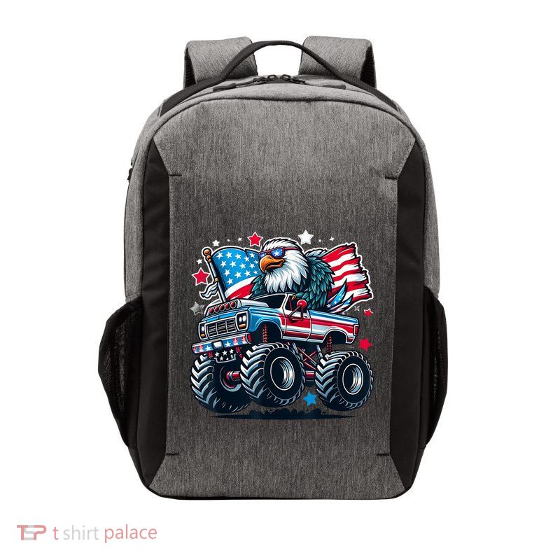 4th Of July American Flag Eagle Usa Vector Backpack