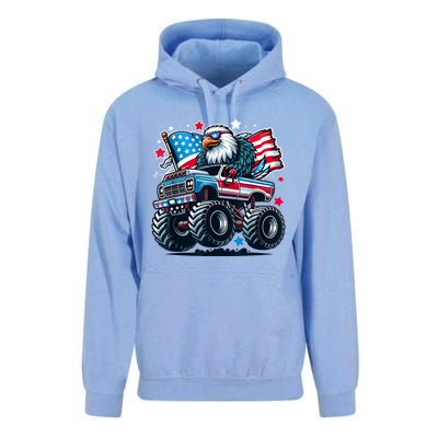 4th Of July American Flag Eagle Usa Unisex Surf Hoodie