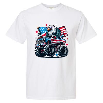 4th Of July American Flag Eagle Usa Garment-Dyed Heavyweight T-Shirt