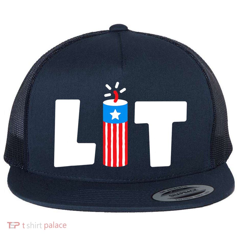 4th Of July Kids Boys Men Freedom USA Patriotic Vintage Flatbill Hat