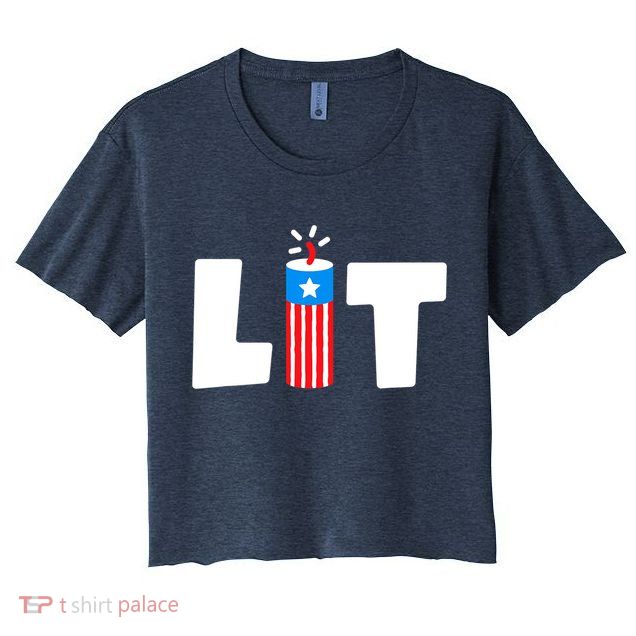 4th Of July Kids Boys Men Freedom USA Patriotic Vintage Crop Top