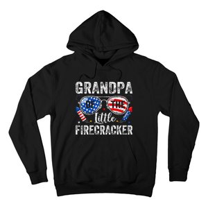 4th Of July Birthday Grandpa Of The Little Firecracker Hoodie