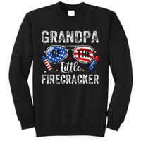 4th Of July Birthday Grandpa Of The Little Firecracker Sweatshirt