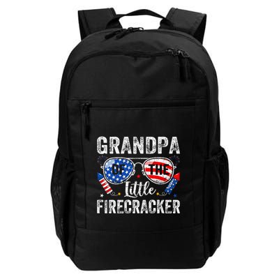 4th Of July Birthday Grandpa Of The Little Firecracker Daily Commute Backpack