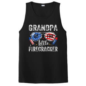 4th Of July Birthday Grandpa Of The Little Firecracker PosiCharge Competitor Tank