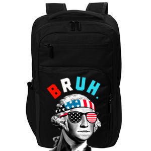 4th Of July 2024 George Washington Bruh Impact Tech Backpack