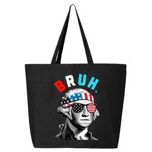 4th Of July 2024 George Washington Bruh 25L Jumbo Tote