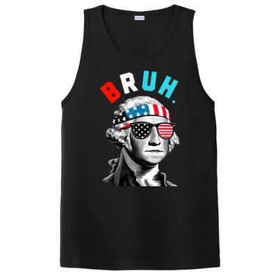 4th Of July 2024 George Washington Bruh PosiCharge Competitor Tank