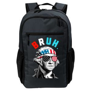 4th Of July 2024 George Washington Bruh Daily Commute Backpack