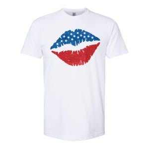 4th Of July Lips Holiday Softstyle CVC T-Shirt