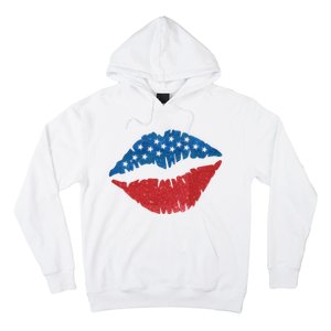 4th Of July Lips Holiday Hoodie