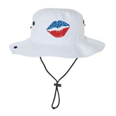 4th Of July Lips Holiday Bucket Hat