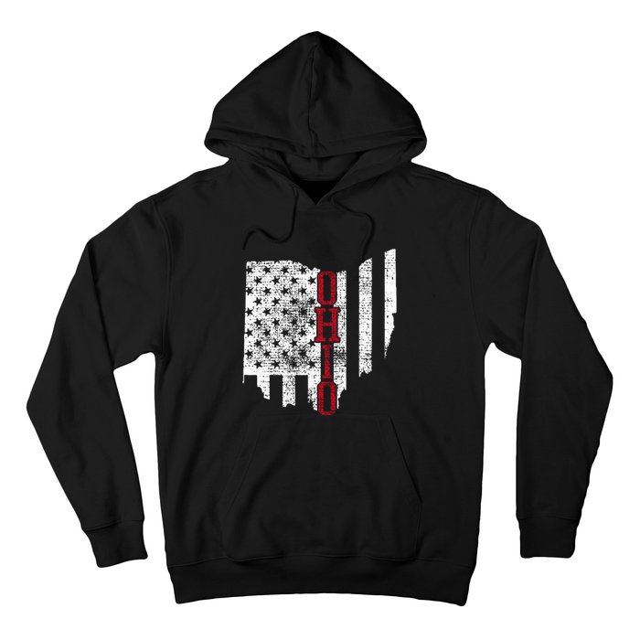 4th Of July Ohio Usa Us Flag States Vintage Hoodie