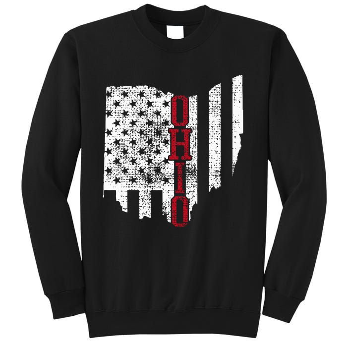 4th Of July Ohio Usa Us Flag States Vintage Sweatshirt