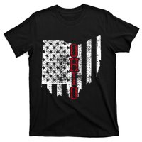 4th Of July Ohio Usa Us Flag States Vintage T-Shirt