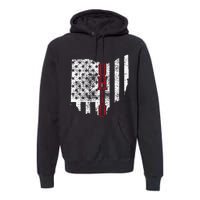 4th Of July Ohio Usa Us Flag States Vintage Premium Hoodie