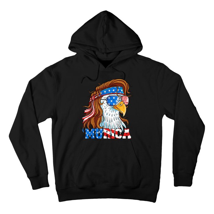 4th Of July Bald Eagle Mullet Murica Usa Usa Merica Hoodie