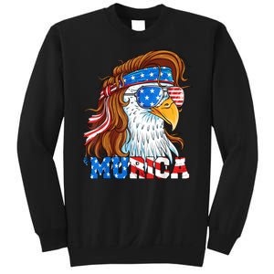 4th Of July Bald Eagle Mullet Murica Usa Usa Merica Sweatshirt