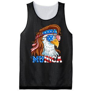 4th Of July Bald Eagle Mullet Murica Usa Usa Merica Mesh Reversible Basketball Jersey Tank