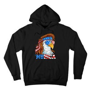 4th Of July Bald Eagle Mullet Murica Usa Usa Merica Tall Hoodie