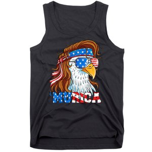 4th Of July Bald Eagle Mullet Murica Usa Usa Merica Tank Top