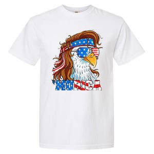 4th Of July Bald Eagle Mullet Murica Usa Usa Merica Garment-Dyed Heavyweight T-Shirt