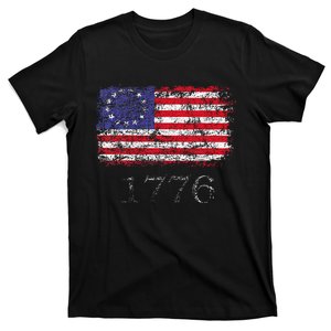 4th Of July American Flag Betsy Ross 1776 T-Shirt