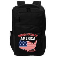 4th Of July United States Of America Est. 1776 Impact Tech Backpack