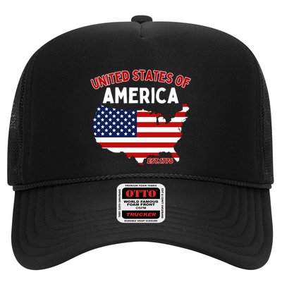 4th Of July United States Of America Est. 1776 Trucker Hat