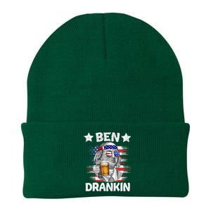 4th Of July Ben Drankin Ing Beer Benjamin Franklin Usa Great Gift Knit Cap Winter Beanie