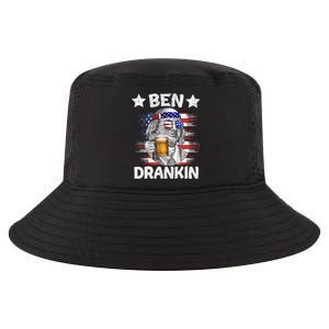 4th Of July Ben Drankin Ing Beer Benjamin Franklin Usa Great Gift Cool Comfort Performance Bucket Hat