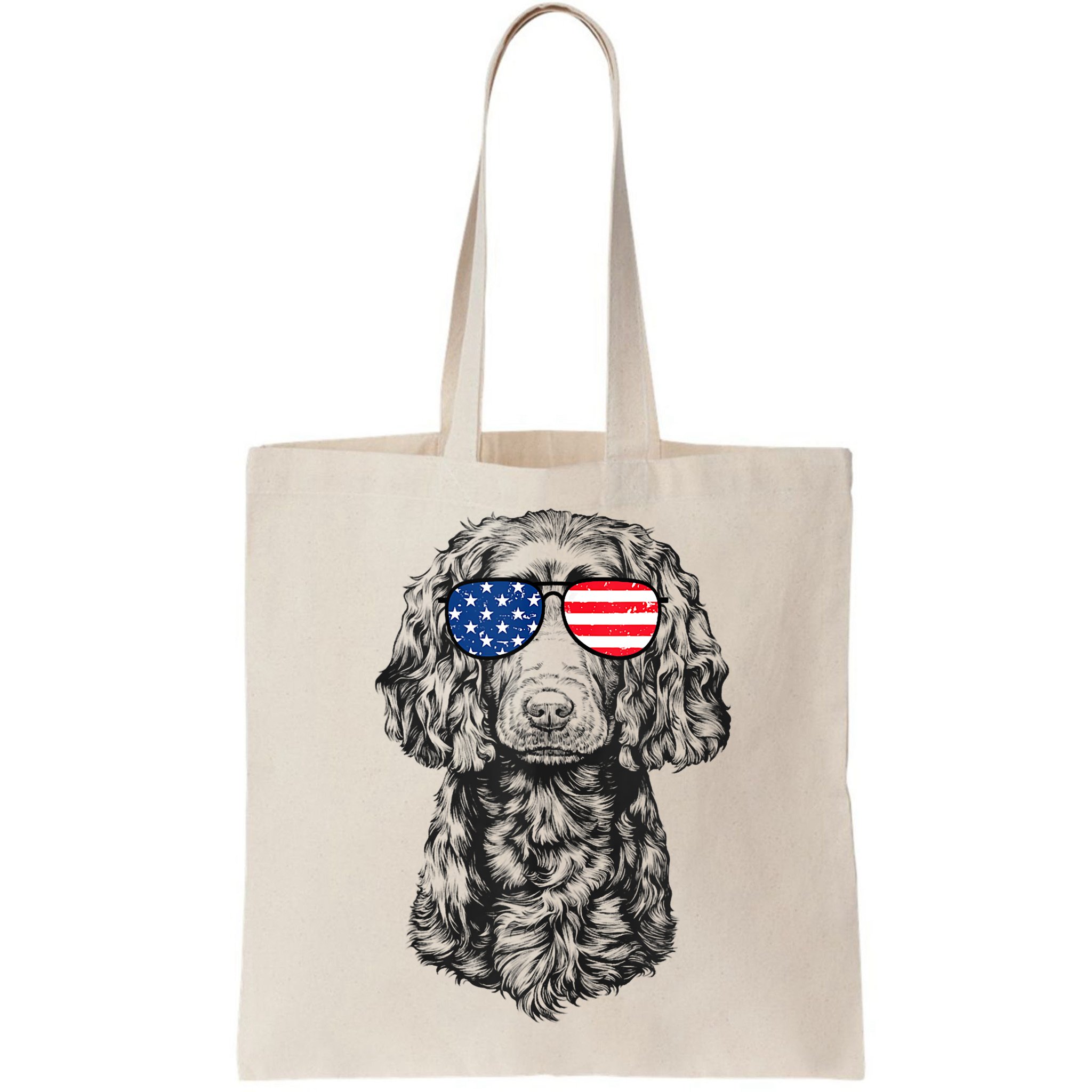 4th Of July Boykin Spaniel Dog Patriotic USA Sunglasses Bag
