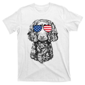 4th Of July Boykin Spaniel Dog Patriotic USA Sunglasses T-Shirt