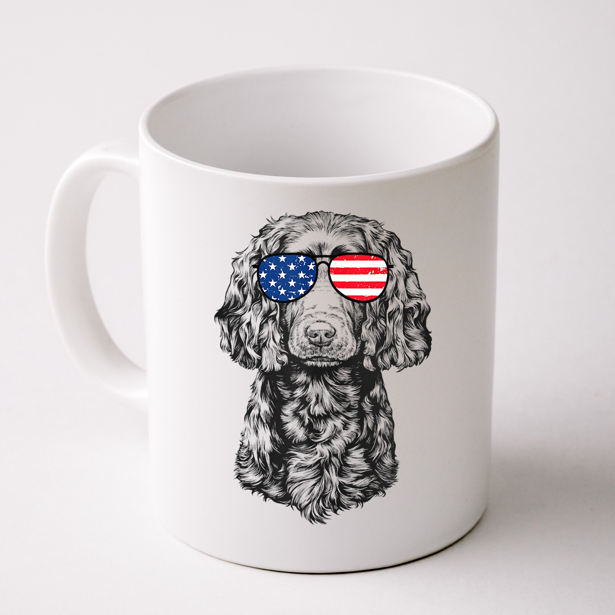4th Of July Boykin Spaniel Dog Patriotic USA Sunglasses Mug