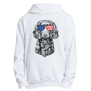 4th Of July Boykin Spaniel Dog Patriotic USA Sunglasses Urban Pullover Hoodie