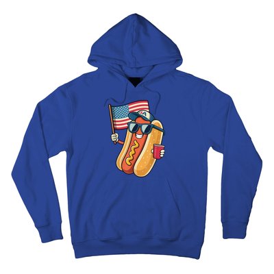 4th Of July Hotdog Funny Patriotic Usa Hoodie