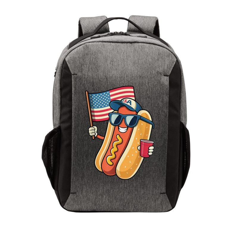 4th Of July Hotdog Funny Patriotic Usa Vector Backpack