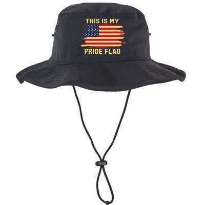 4th of July This Is My Pride Flag USA American Patriotic Legacy Cool Fit Booney Bucket Hat